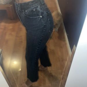 Abercrombie & Fitch Ultra high rise Straight Leg Ankle Jeans